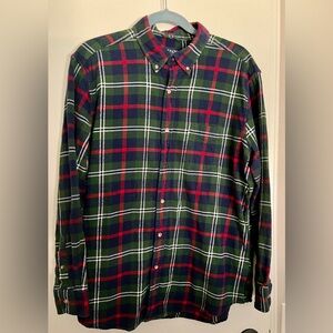 Men’s Chaps button down flannel shirt